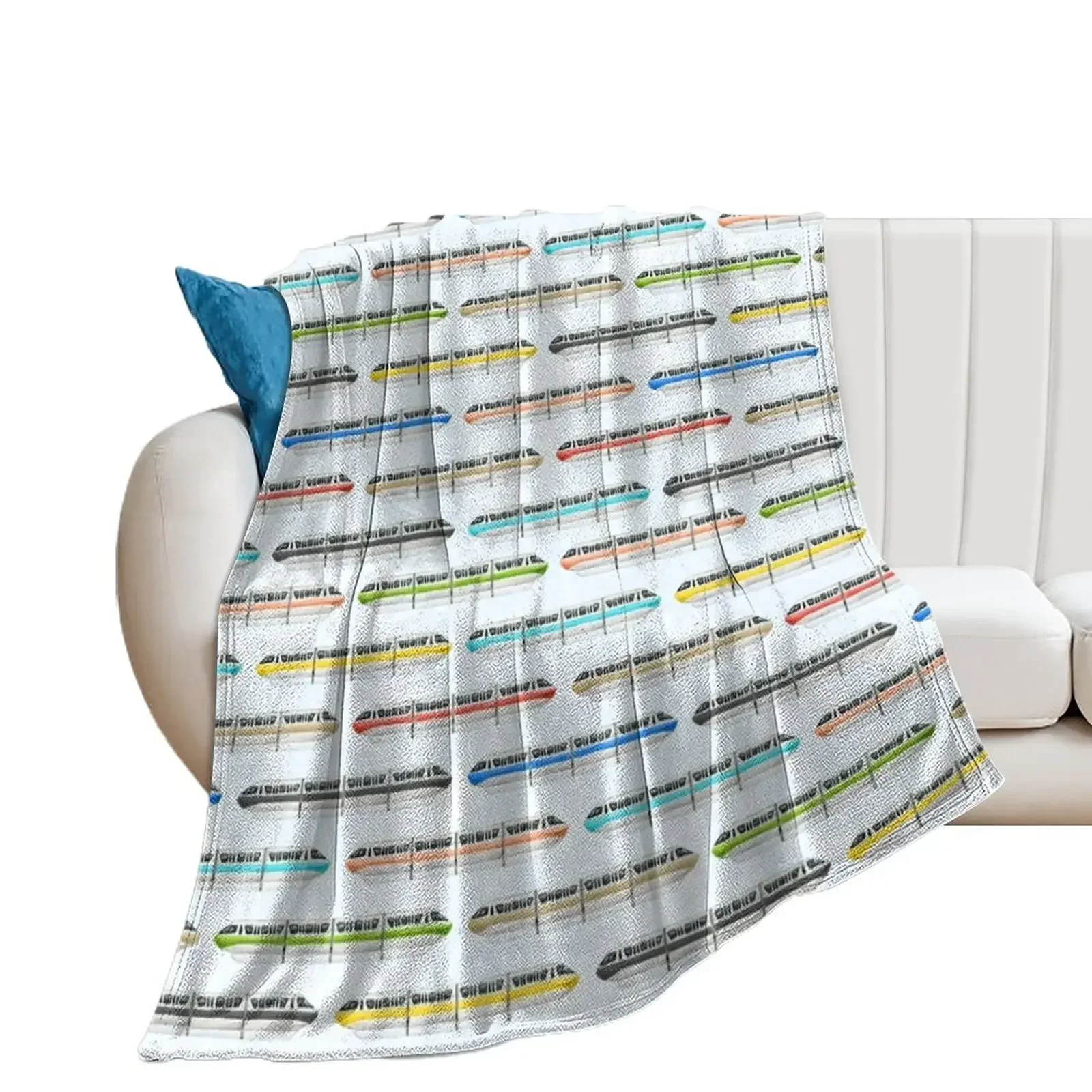 

Monorail Rainbow Throw Blanket For Sofa Thin Soft Beds Luxury Brand Quilt Blankets