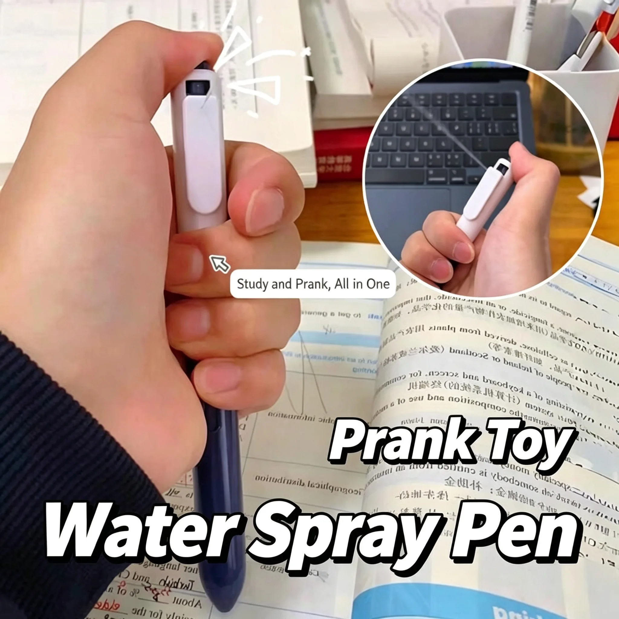 Image of Neuartiger Magischer Wasserspray-Kugelschreiber Beschreibbarer Zauberstift Kreatives Party-Geschenk Interaktives Klassenzimmer-Spielzeug für Kinder und Schüler