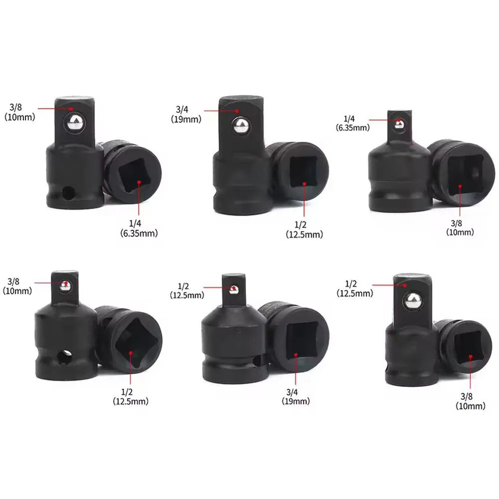 Переходник-переходник-переходник 1/2 на 3/8 3/8 на 1/4 3/4 на 1/2, ударный адаптер, инструменты для ремонта