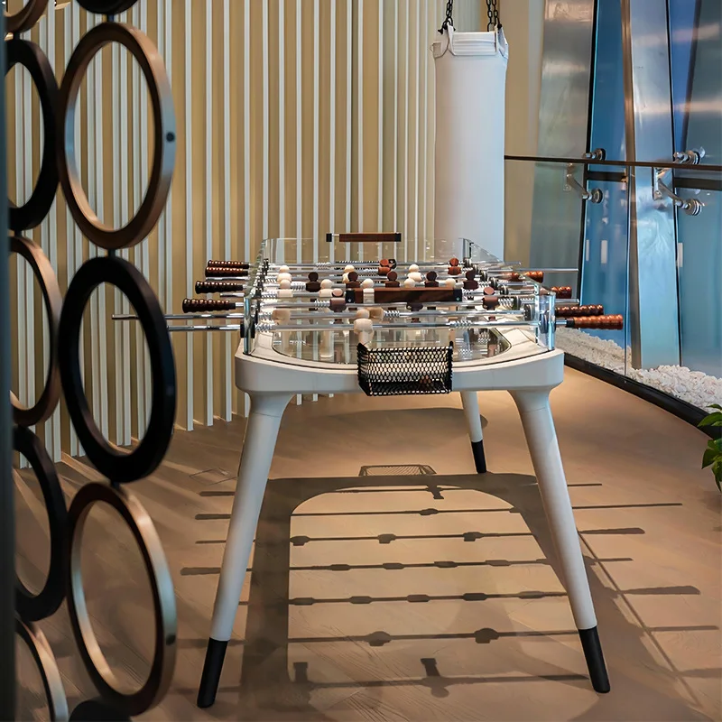 طاولة كرة قدم إيطالية فاخرة خفيفة وطاولة ترفيهية راقية ومنافسة مزدوجة #3