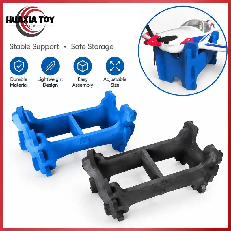Eva Foam Rc Airplane Stand Fixed Wing Display Rack Rc Model Aircraft Maintenance Bracket For Hobby Use