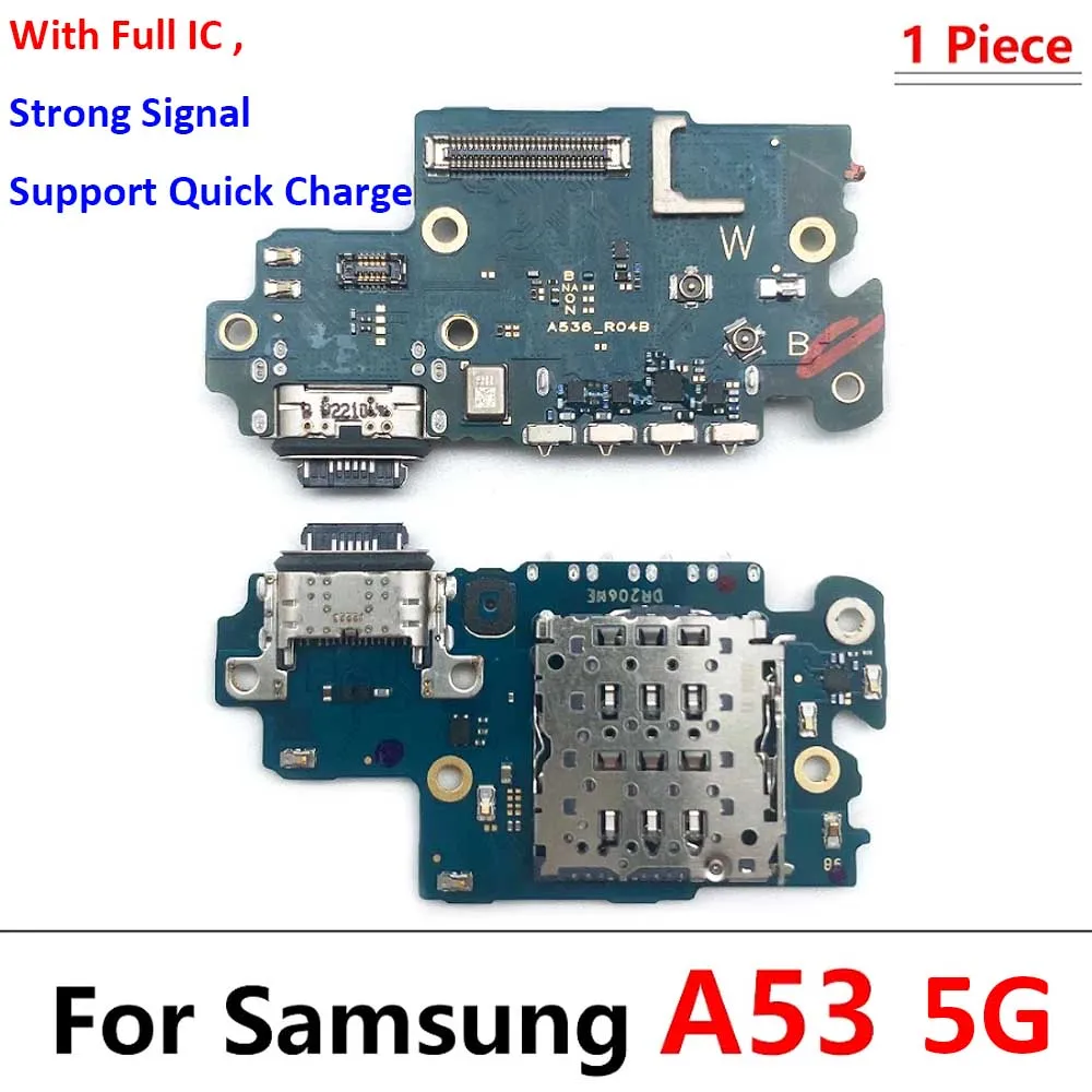 For Samsung A02 A12 A22 A32 A52 A72 A82 A13 A23 A33 A53 4G 5G USB Port Charger Dock Connector Charging Board Flex Cable