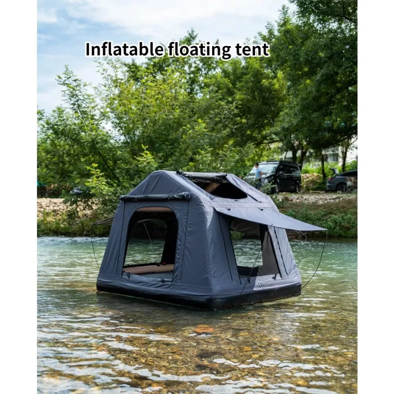 300d Waterproof Inflatable Floating House Beach  Trailer Roof Top Tent Air Tube 4x4 Rooftop Tents