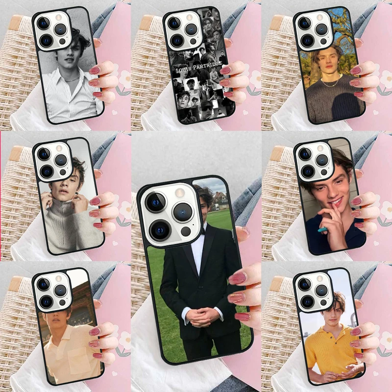 Louis Partridge Collage Phone Case Cover for iPhone 16 Promax 15 Pro 13 14 Plus 11 12 Mini XR XS MAX Coque