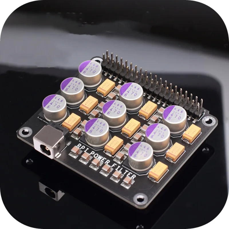 Raspberry Pi DAC Audio Decoder Digital Radio Power Purification Board Power Filter Expansion Board