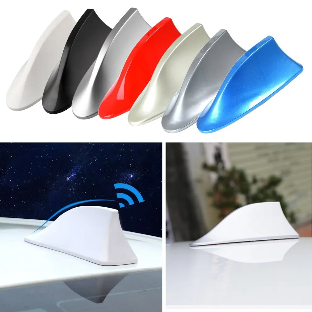 Antenna Universal Cars Auto Exterior Roof Sharks Fin Signal Protective Aerial Decorative Car Styling Shark Antennas