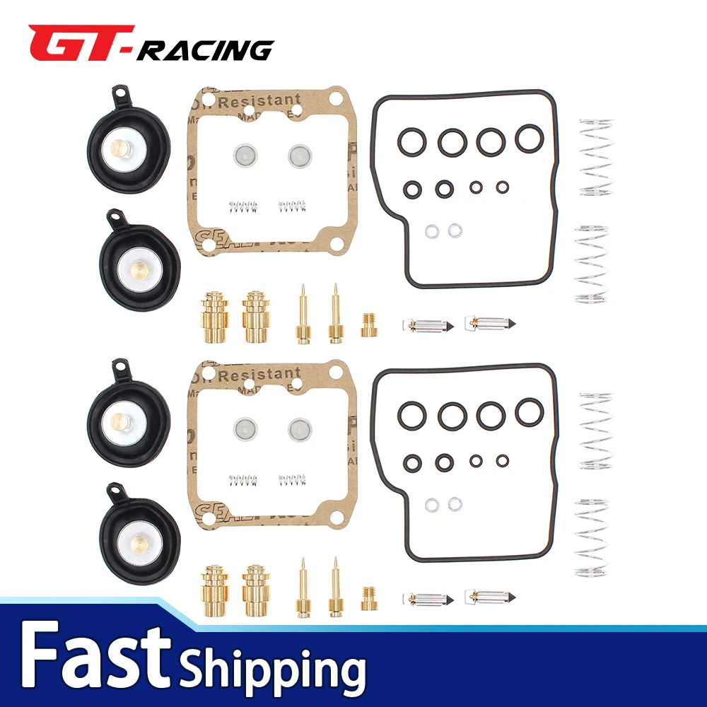 

2 Sets For Suzuki Intruder VS800 VS1400 Marauder VZ800 S50 S83 1997–2004 Carburetor Repair Kit Rebuild Set Air Cut Valve Gasket