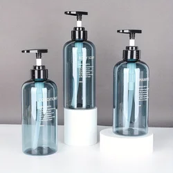 3pc Large Capacity 300/500ML Press Lotion Dispenser Shampoo Shower Gel Hotel Bathroom Dispensing Bottle Set