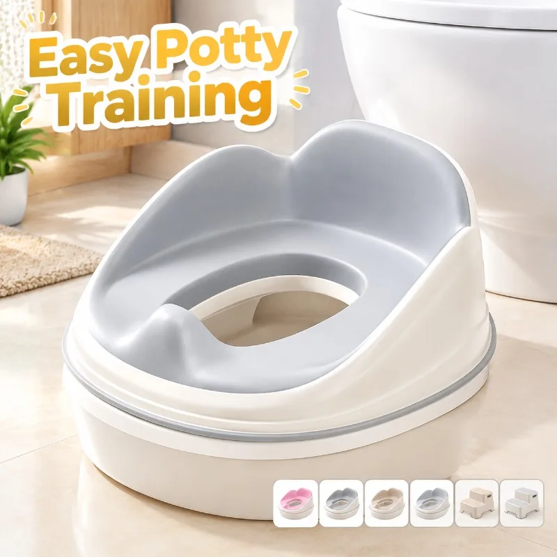 Toddler Toilet Ring, Tool-free Auxiliary Restroom Pad, Splash Guard Bedpan, Simple Lavatory Trainer, Portable Bathroom Fixture
