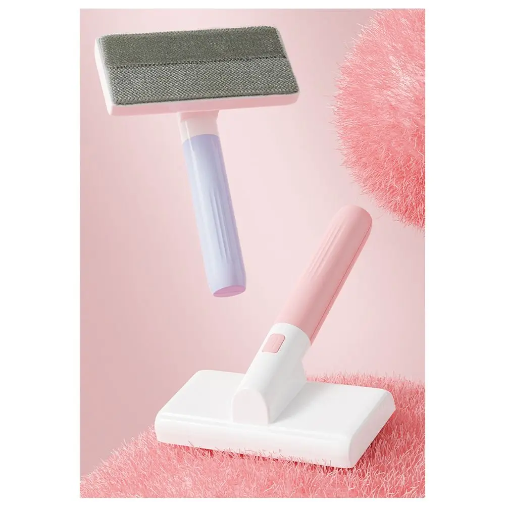 Removable Handle Pet Hair Remover Multifunctional Pet Comb Dust Sticky Cleane Cling Fur Zapper Portable