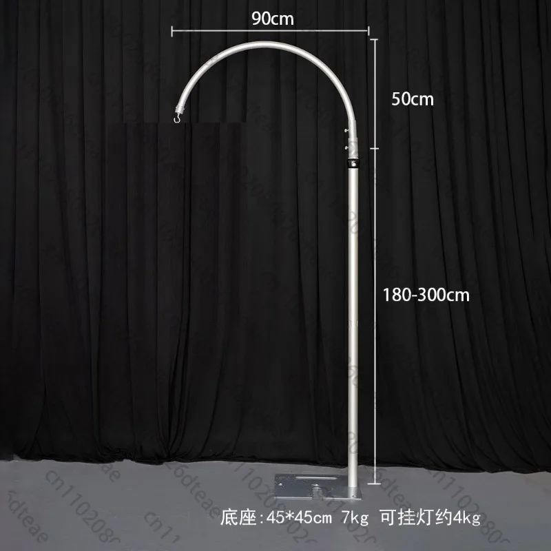 Chandelier Stand For Event Decor 90x240cm Light Hanging Chandelier Stand Adjustable Height Luxury Wedding Party Dinner