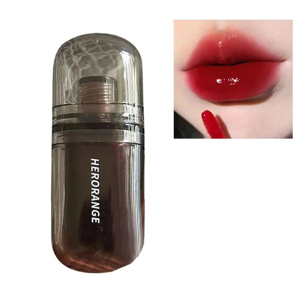 Black Diamond Mirror Lip Gloss Lasting water Lip Glaze Beauty Women Dark traslucido Brown Red Cosmetics Liquid Lip Lipsti Q1L1