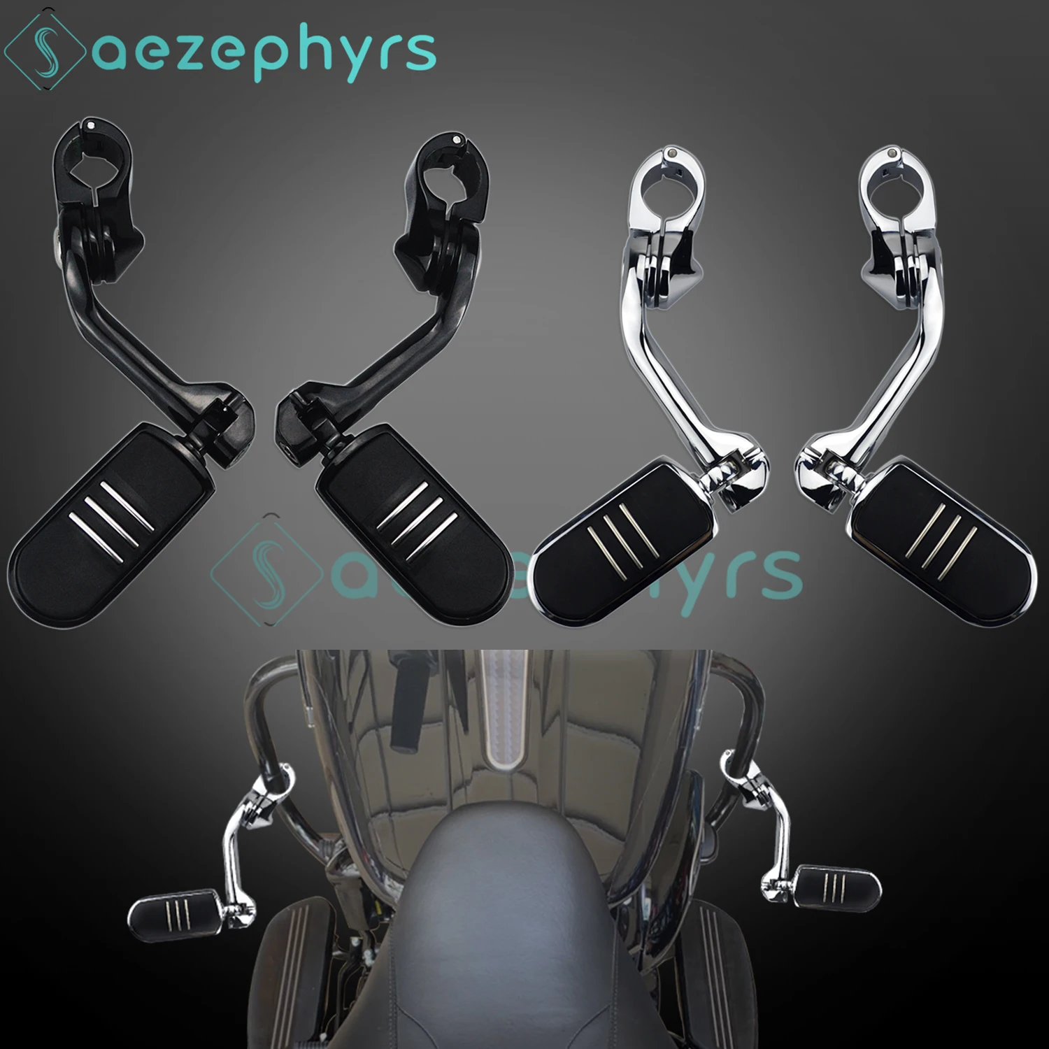 

1.25" 32mm motorcycle road pedal engine guard pedal bracket For Harley Touring Road King Sportster Honda Suzuki Yamaha Kawasaki