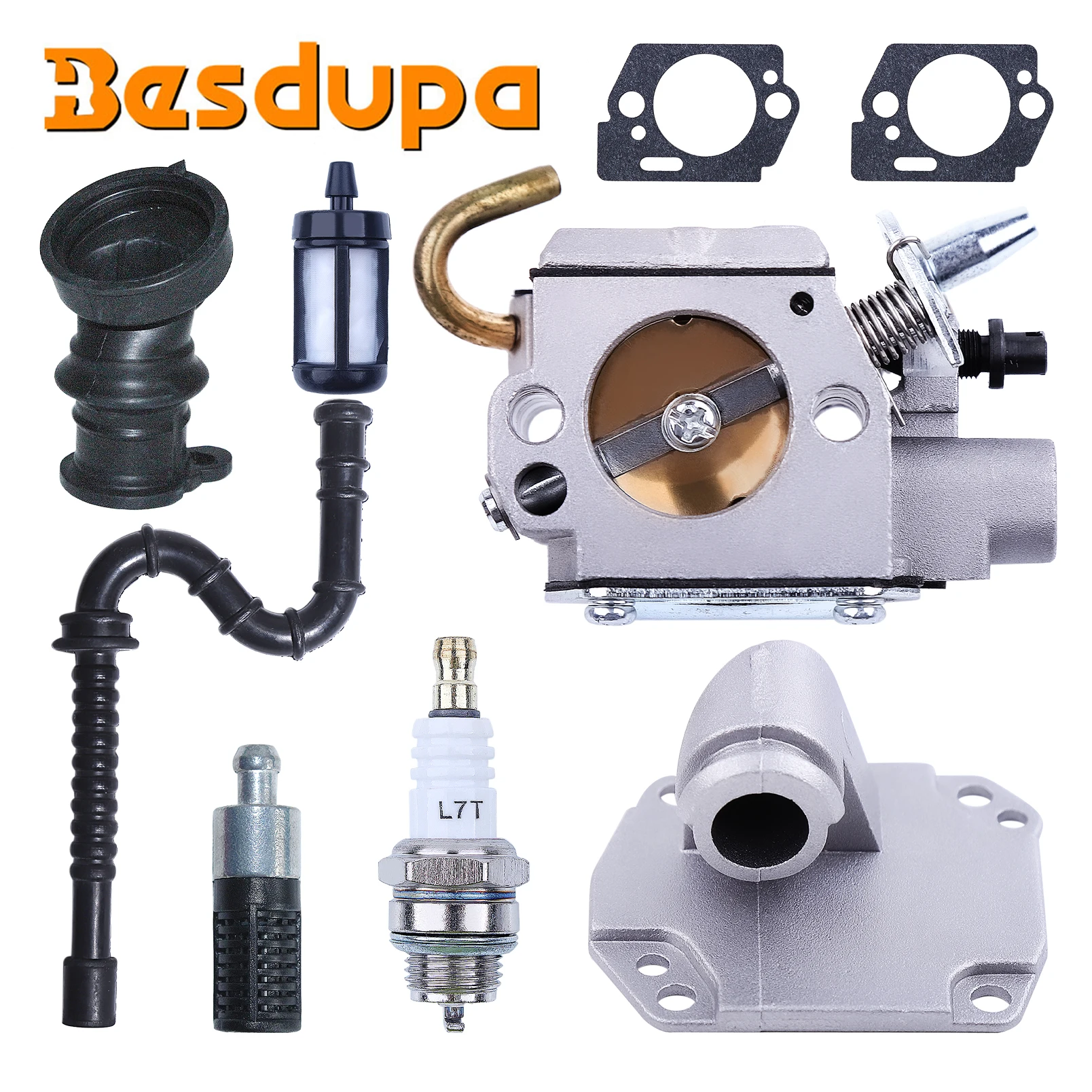Kit Carburador Motosserra para Stihl Vela de Faísca Linha de Combustível Filtro de Óleo Ms270 Ms280 ms 270c 280c