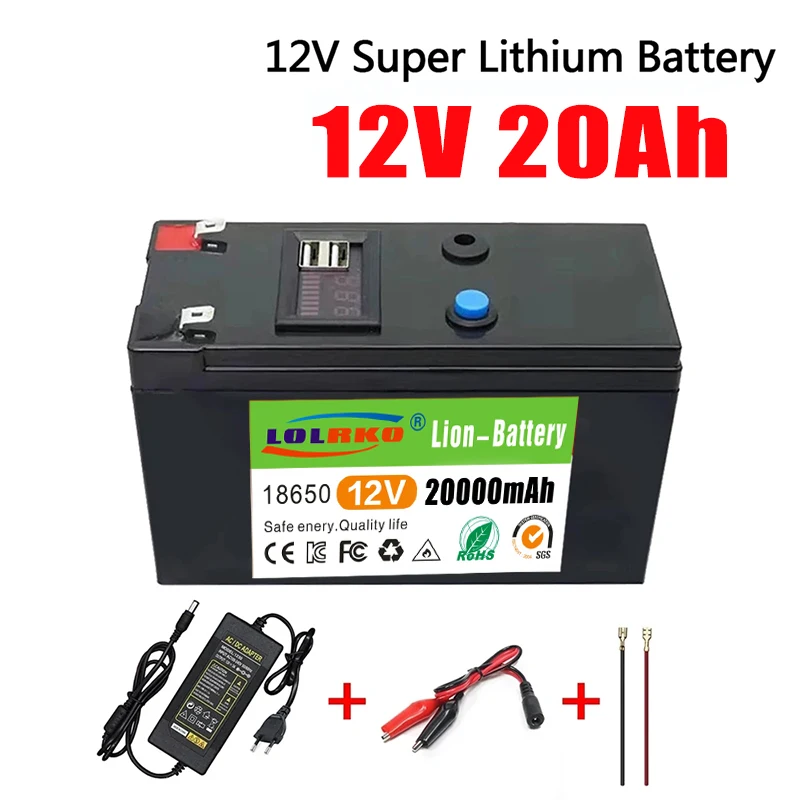 Brand new sprayer 12V 20Ah 3S6P volt built-in high current 20A BMS 18650 lithium battery pack for electric vehicle battery