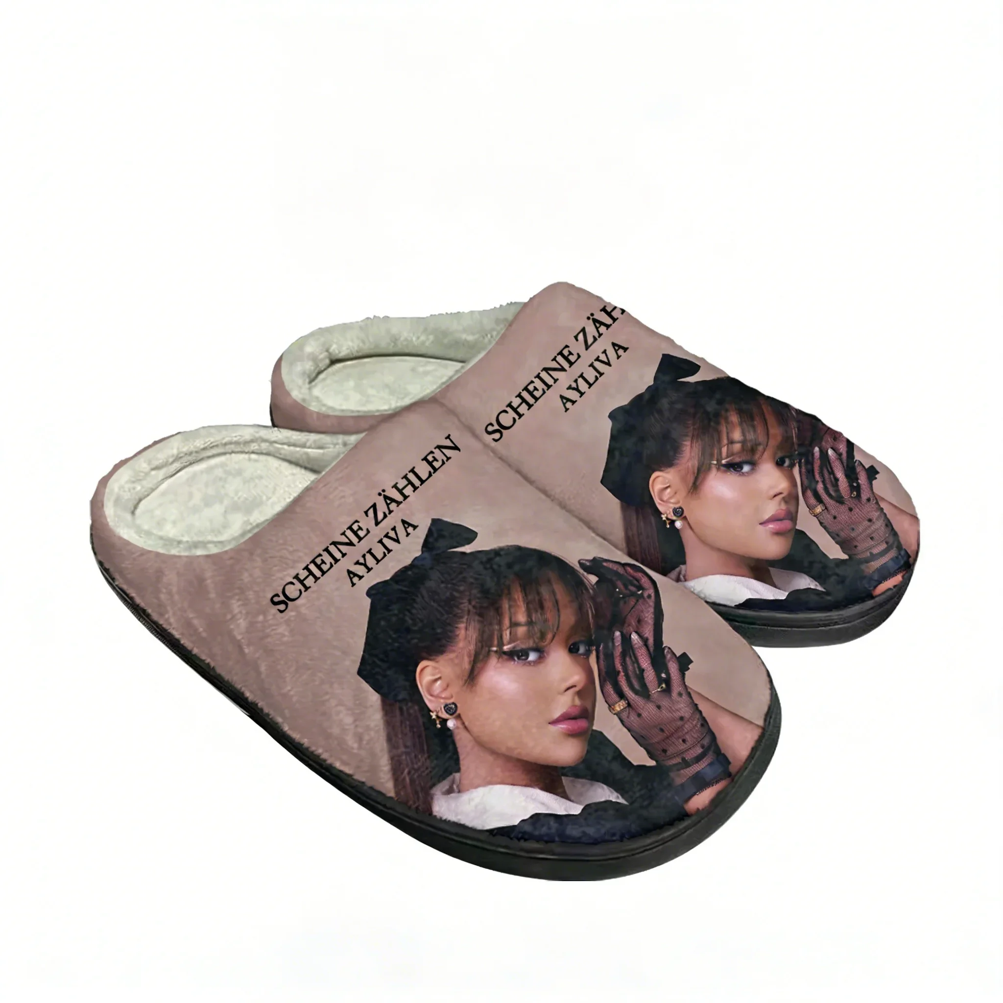 

Ayliva Schwarzes Herz Wunder Home: Хлопковые тапочки на заказ для мужчин и женщин, плюшевые, для дома, повседневные, теплые, термо-тапочки