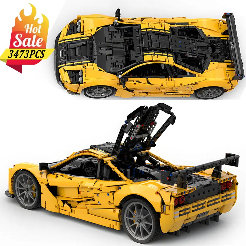 Comptible 42172 Technical Sports Car Hypercar Building Blocks MOC 202525  Brick Assembly DIY Toy  children's birthday surprises