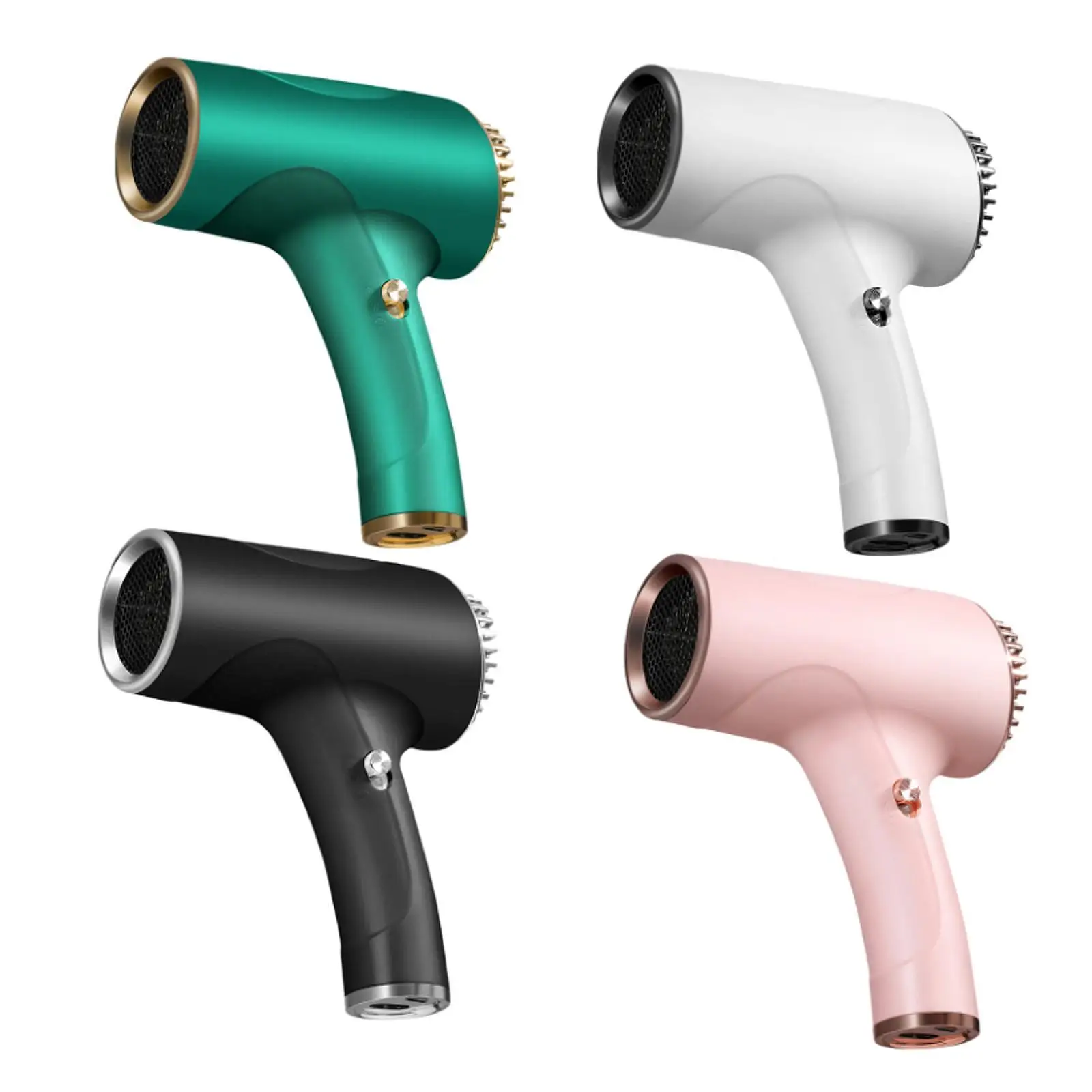 Hair Dryer Blow Dryer 2 Temps Low Noise Compact Professional Hair Protective