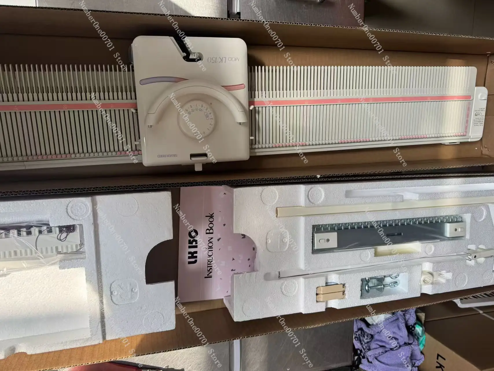 

LK150 - 6.5mm Medium Gauge, Plastic Househol Knitting Machine Parts, Stitches, Sewing Machine Accessories, Silver Shank, 150