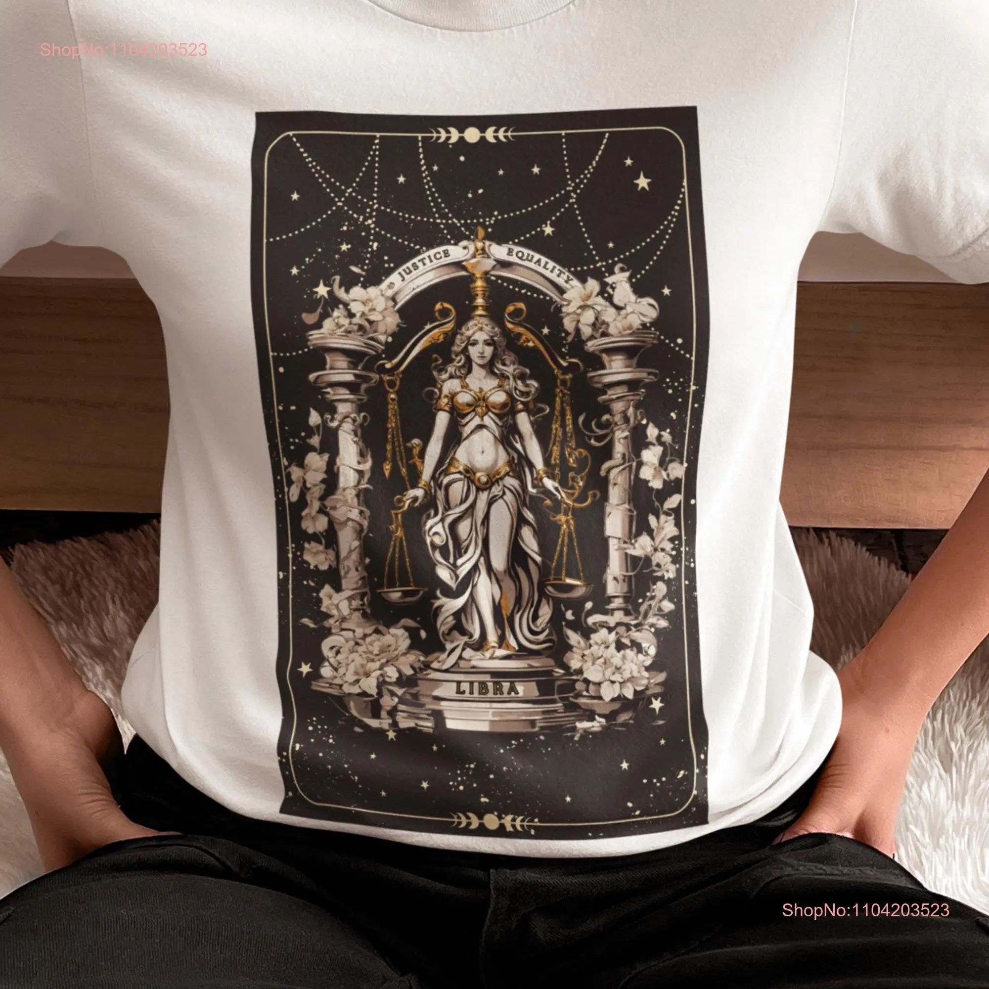 Libra Zodiac Birth CharT T Shirt Reflect Your Celestial Identity long or short sleeves