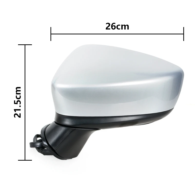 5/8 wire Rear view Mirror Assembly For Mazda 3 Axela 2014 2015 2016 Heater Electric folding Turn signal Car Accessories