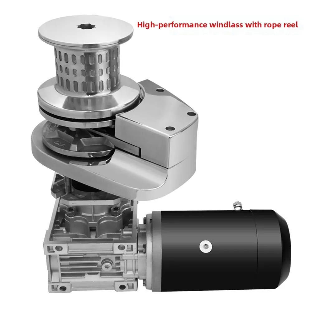Vertical Anchor Windlass 12V 24V High Power 1200W 1500W 2000W 316L Stainless Steel for Boat Marine Yacht Corrosion Resistant