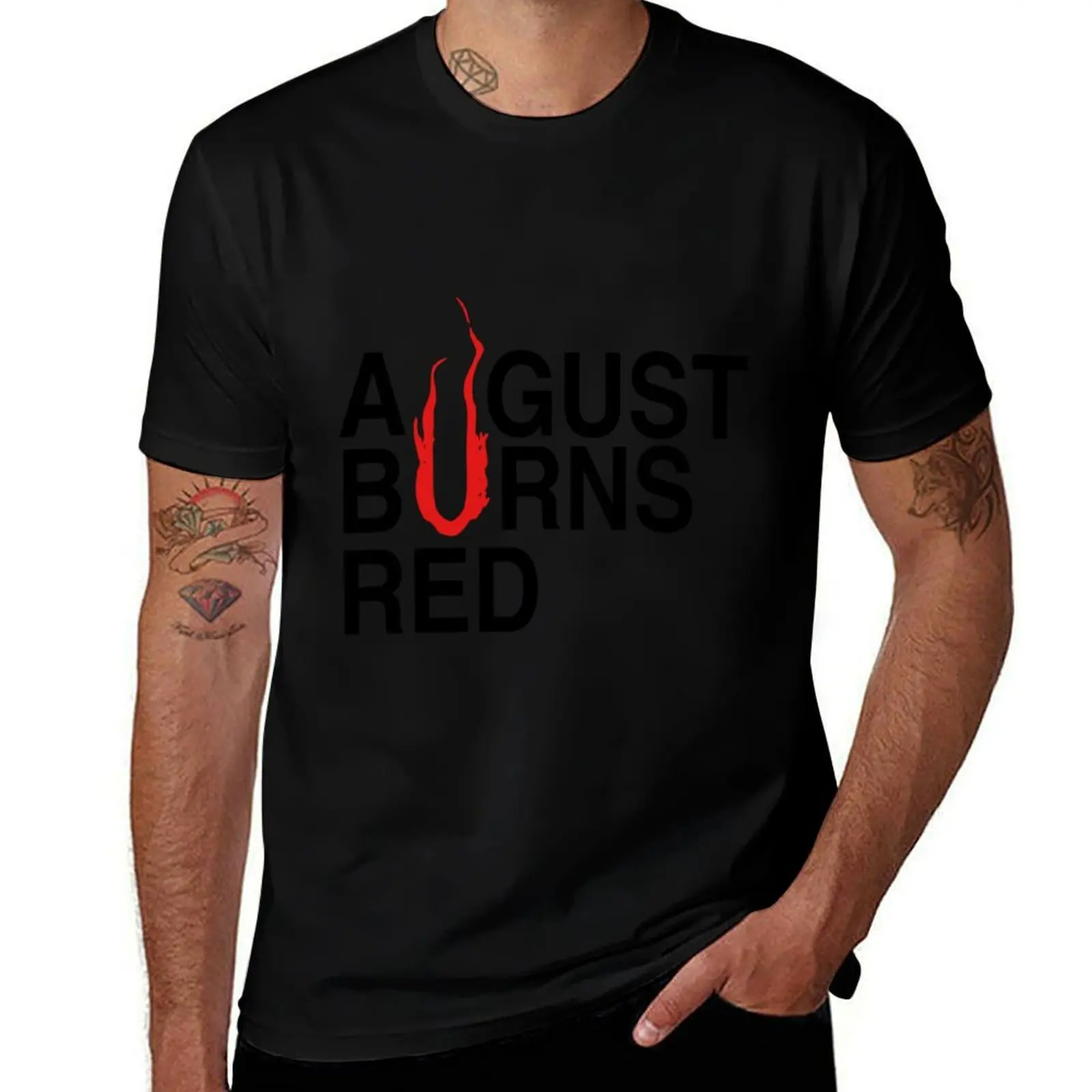 

August Burns Red Art6 T-Shirt t shirts for man graphic vintage t shirt for man 100 percent cotton T-Shirt