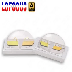 Alta luminosità 2 * 1 W 2 * 3 W Dual Color LED Chip 3535 Bianco caldo Bianco 3000K 6000K CRI RA Indice di resa cromatica 80 COB SMD Diodo a emissione luminosa per lampade a bulbo