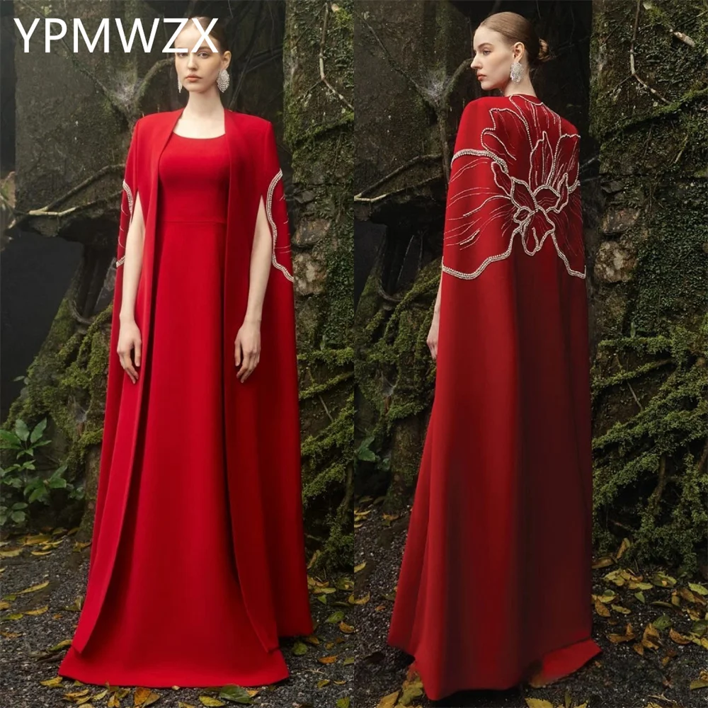 

Customized Evening Dress Formal Women YPMWZX Square Collar A-line Floor Length Skirts Bespoke Occasion Dresses Party Pr