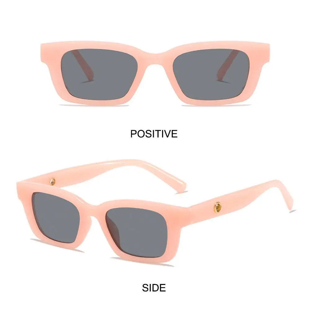 Fashion Street Style Children's Rectangular Sunglasses UV Protection Outdoor Hip-Hop Glasses Cool Sunglasses for Boys and Girls