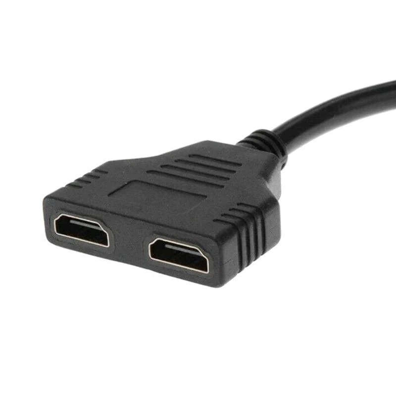 

B95C HDMI-совместимый Y-разветвитель 1080p Мужчина с двойным женским кабелем адаптера 0. Для 1