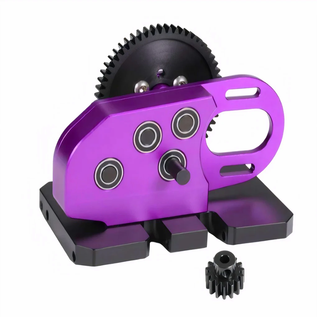 

RCGOFOLLOW Aluminum Alloy Silent Performance Gear Box Silent Performance Rc Gear Box For 1/10 SCX10 RC Car Accessories