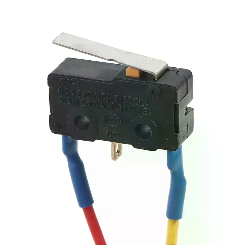 5Pcs Home Appliance Parts Gas Water Heater Two-wire Micro Switch With Splinter Gas Water Heater Micro Switch