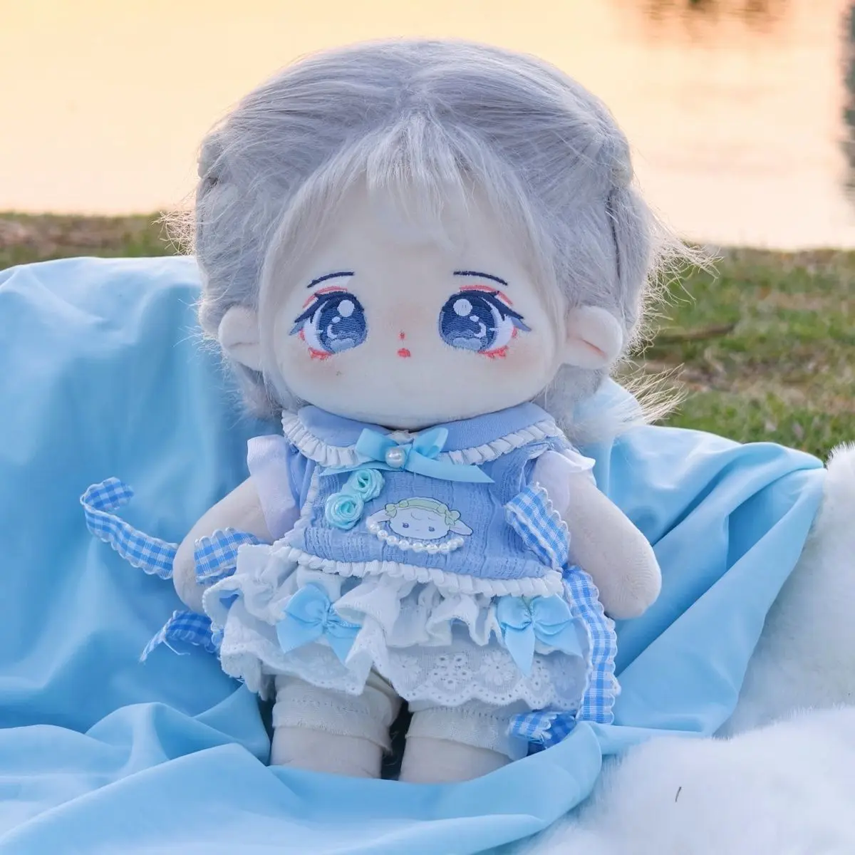A 20cm-sized cotton doll's outfit, a cute and exquisite clothing set from the Blue Mist Cotton Candy series view 3