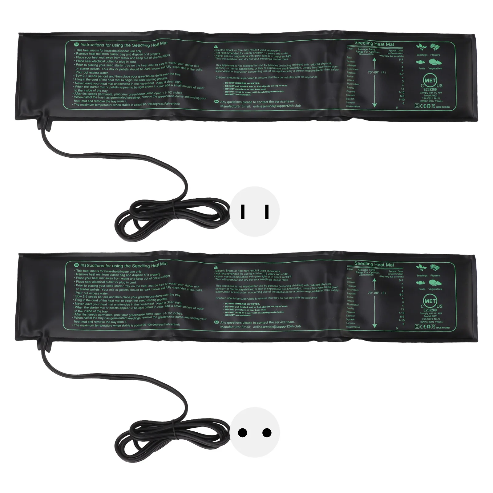 Sämling Wärme matte wasserdicht faltbar sicher Sämling Heizkissen für Zimmer pflanzen Keimung Hydro ponik Sämling Heizkissen