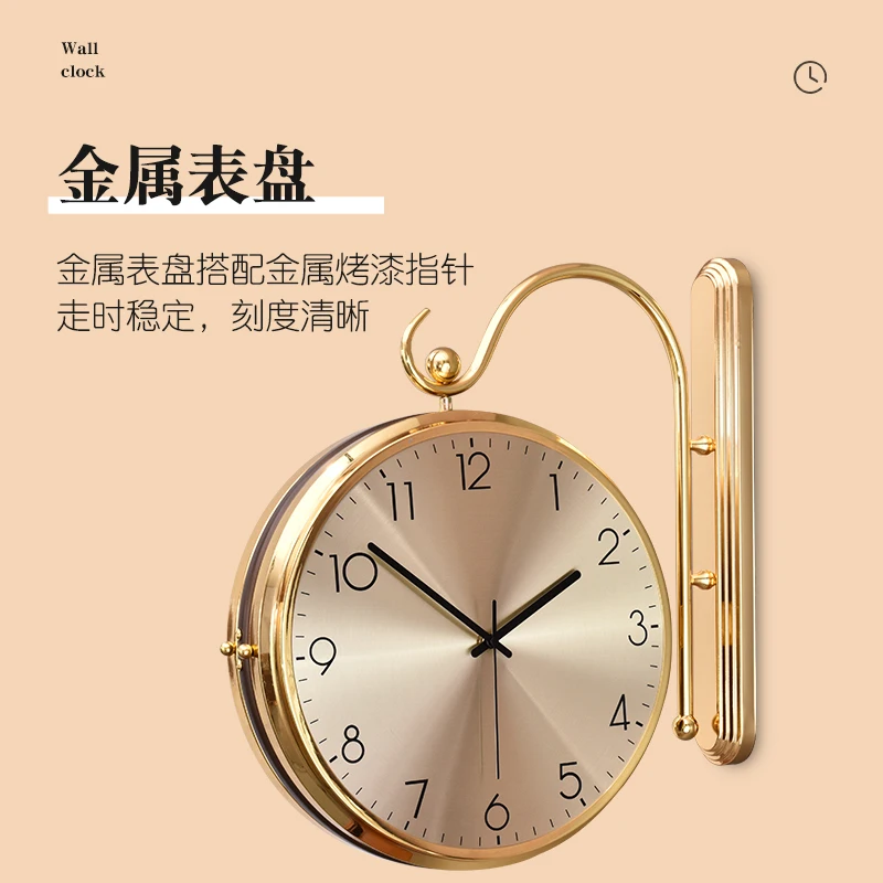 الحديثة الشمال غرفة المعيشة بسيطة على الوجهين على مدار الساعة المنزلية مصباح أنيق فاخر على الوجهين على مدار الساعة المنزلية شخصية صامتة