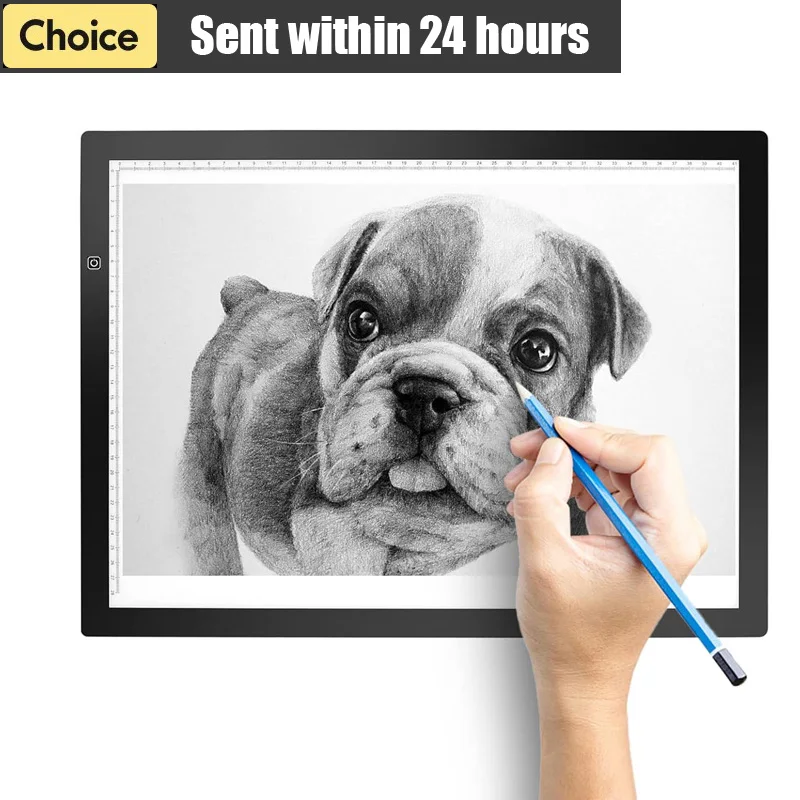 3-Level Dimming Ultra-Thin Portable LED tracing Light Box LED Art Tracing Pad for Artist Drawing Sketching Animation Stencilling