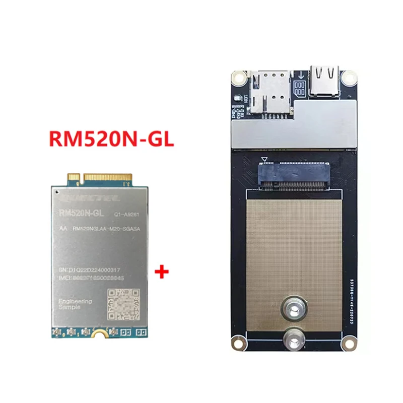 Imagem -02 - Quectel 5g Rm520n-gl Sub6 Ghz nr M.2 Módulo Rm520nglaa-m20-sgasa para Global