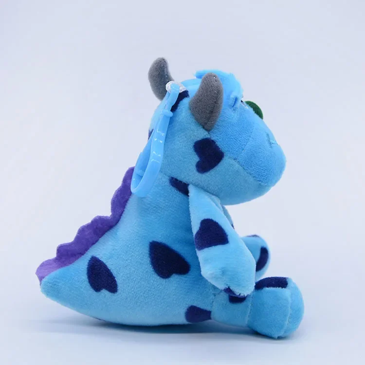 디즈니 몬스터 대학교 봉제 인형 키체인 펜던트 제임스 설리반 마이크 와조스키 부드러운 인형 키링 선물