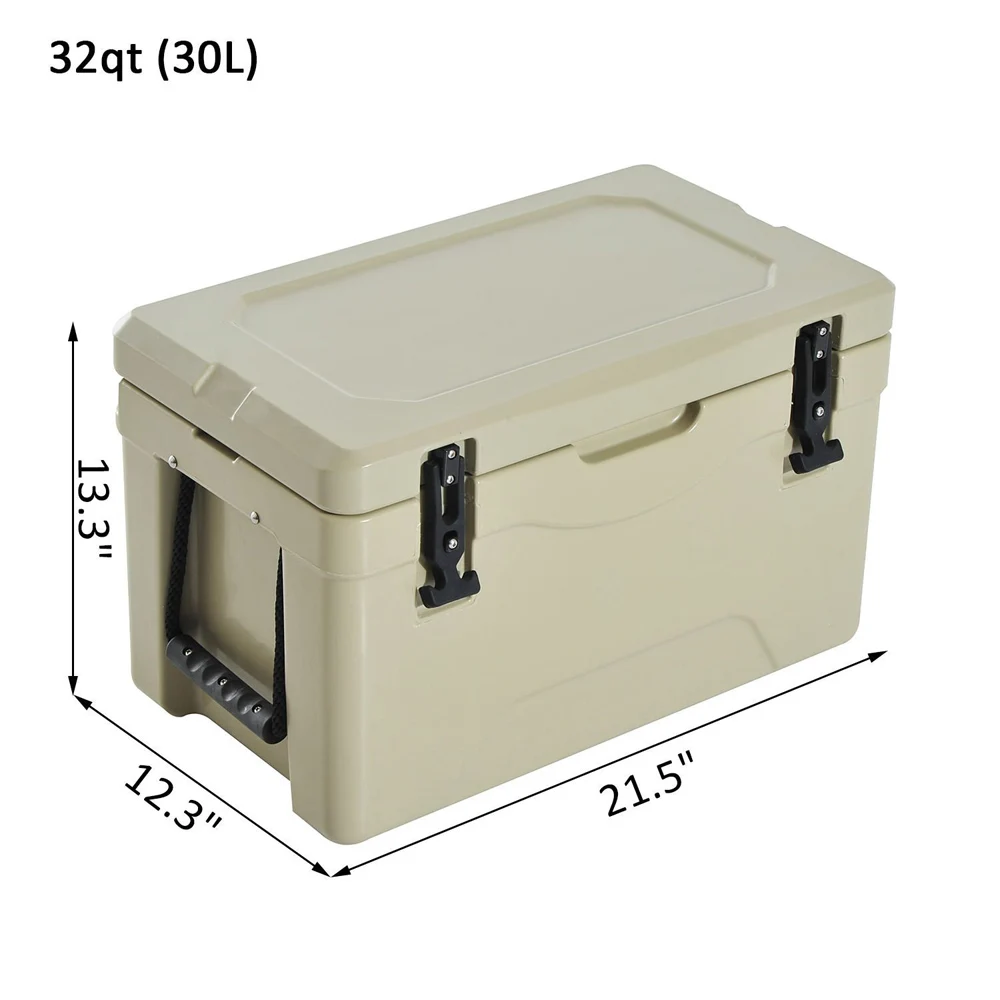 Perfect  cooler box  coolers PU Foam Fish Ice Cooler Box for Beach, Hiking, Camping, Sports