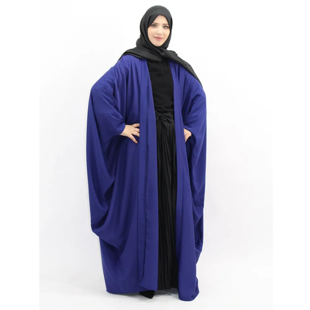 

Eid Mubarak Ramadan Open Cardigan Muslim Women Abbaya Dress Kimono Dubai Kaftan Gown Jalabiya Turkey Moroccan Longue Robe Islam