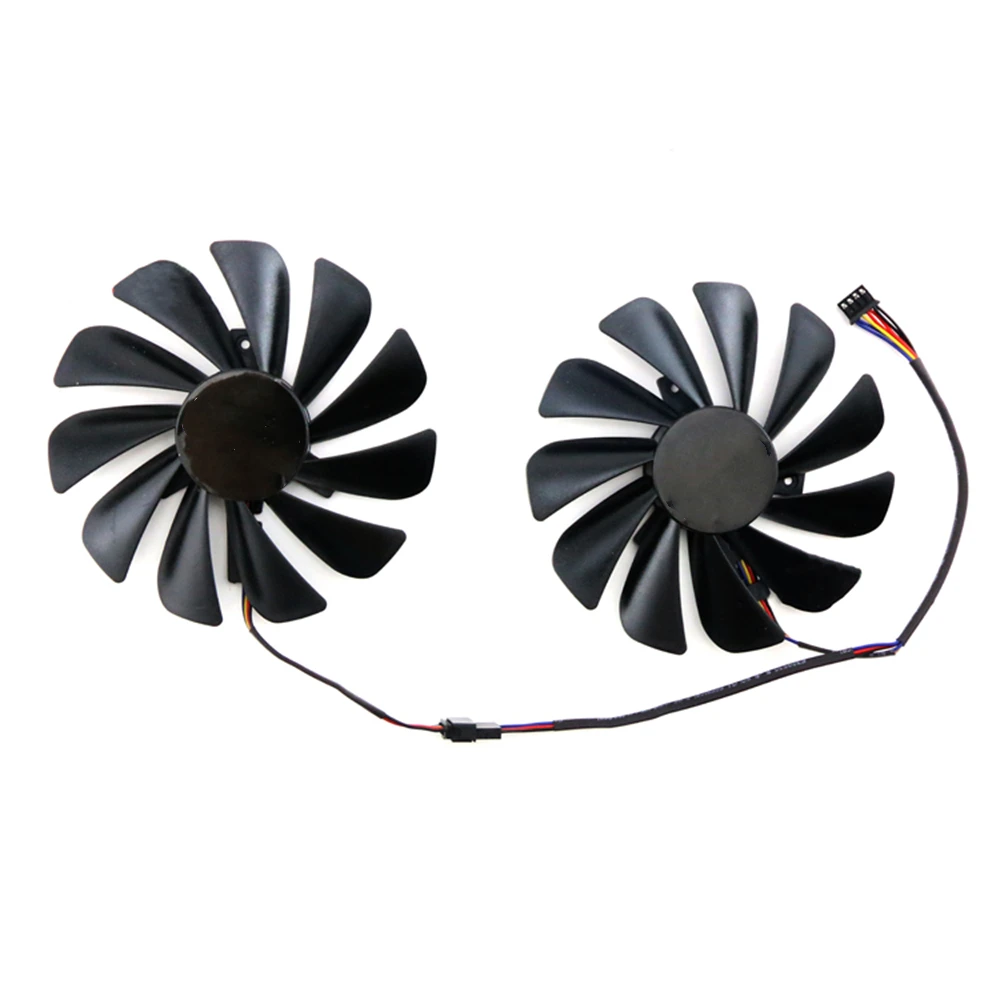 1 Pair DC12V Video Card Cooling Fan for Sapphire R9 380 R9 390 Graphics Card Cooler Replacement Fan