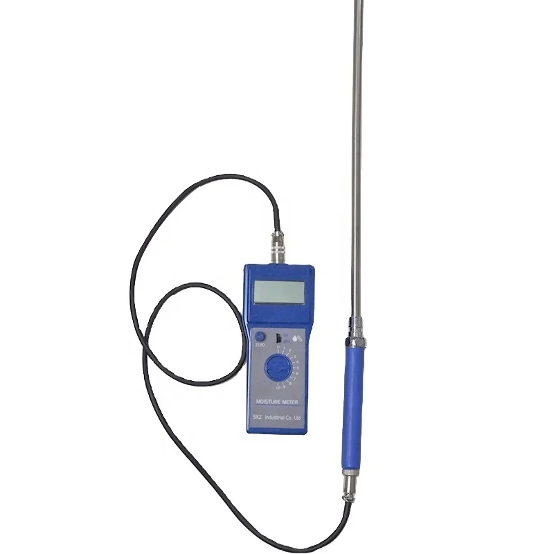 Portable Digital Coal Moisture Tester Meter Customizable Probe Length up to 600mm LCD Display