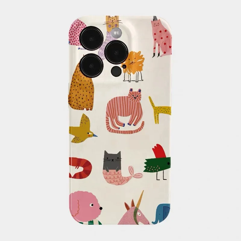

Illustration of A Small Cat in A Zoo Phone Case for IPHONE 17 Air 16E 15 PROMAX 14 Plus 13 12 MINI 11 16Plus Acrylic Phone Cover
