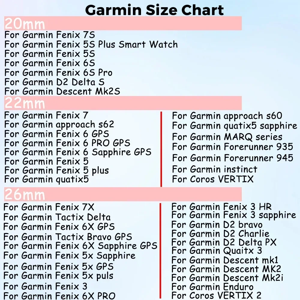 26 22 20mm Mesh Watch Band For Garmin Fenix 7x 6 Pro 5S Plus 3 HR Stainless Steel Milanese Bracelet Band For Approach S60 S62 image 5