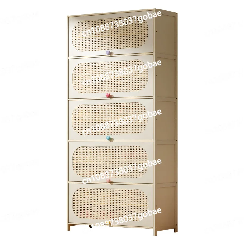 Steel Shoe Cabinet, Multi-layer Locker At The Entrance of The Home, Large-capacity Storage Cabinet, Dust-proof Shoe Rack