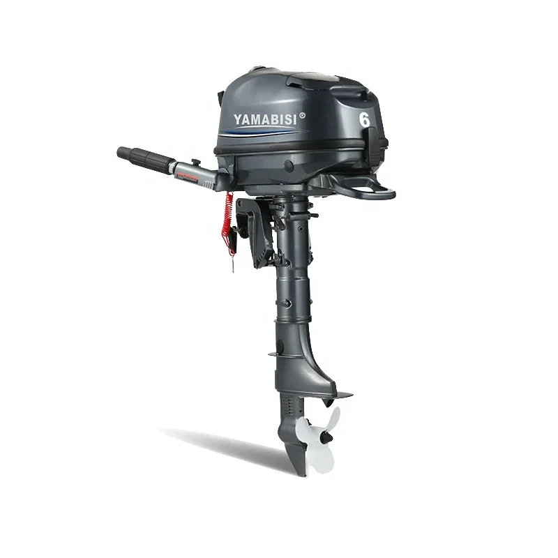 Look Here! YAMABISI 6HP Outboard Motor 4 Stroke Outboard Engine Boat Motors