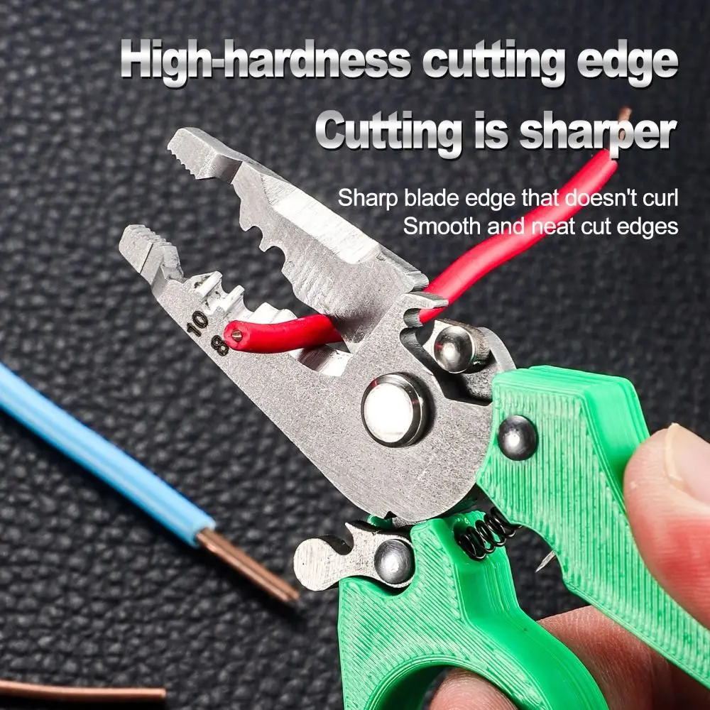 Small Wire Stripper Tool Wire Stripper Crimper Anti-slip Micro Wire Strippers All-in-One Multifunctional Wires Stripping Tool
