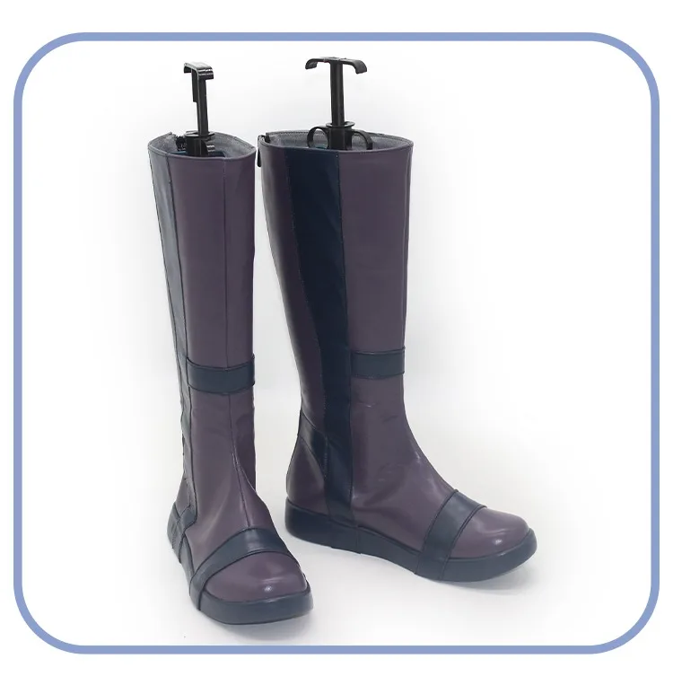 Akatsuki Cosplay Schoenen Anime Accessoires Cosplay Props PU Lederen Schoenen Halloween Carnaval Laarzen Op maat gemaakt