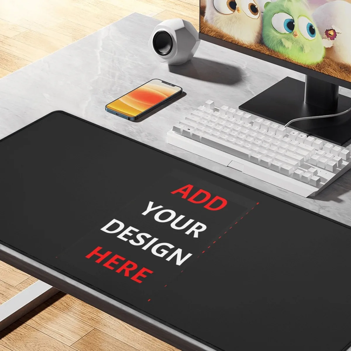 Tappetino per Mouse Extra Large Personalizzato, Tappetino da Scrivania per Ufficio e Gaming con Motivo Personalizzato